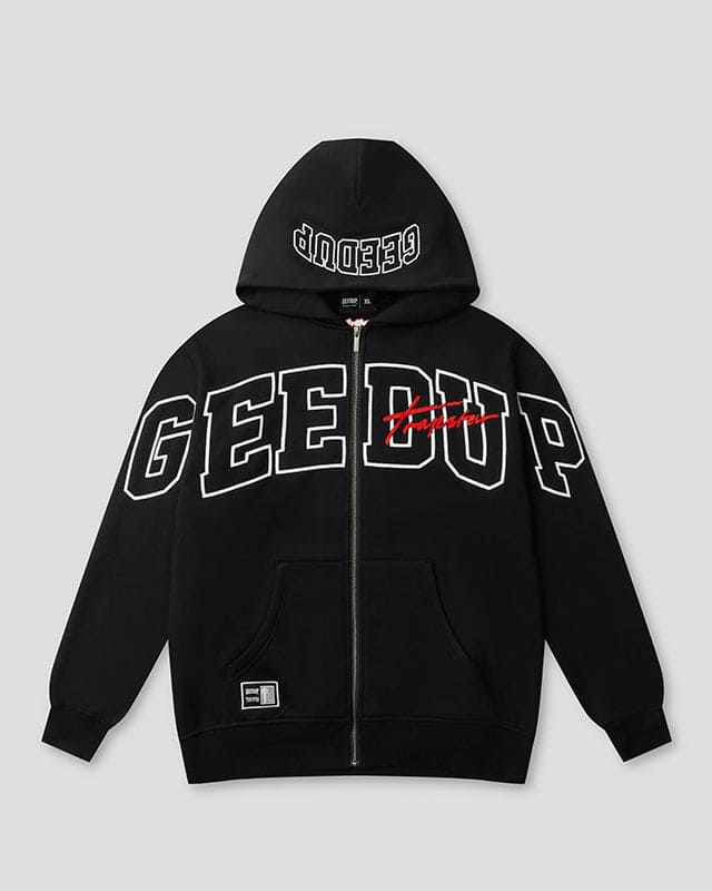 Team Logo x Trapstar Signature Jacket Black/White/Red
