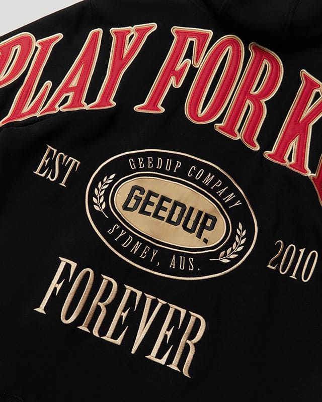 PFK Company Hoodie Black/Red/Cream