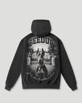 Dobermann Hoodie Washed Black